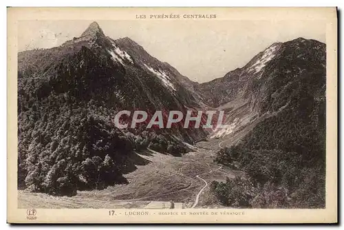 Cartes postales Luchon Hospics Et Montee de Venasque