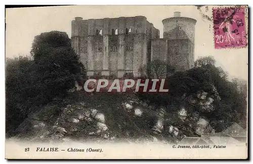 Cartes postales Falaise Chateau