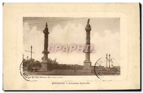 Cartes postales Bordeaux Colonnes Rostrales