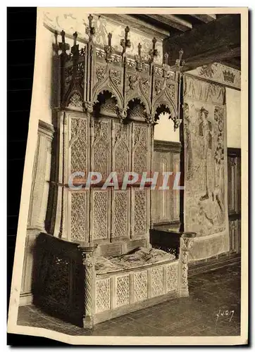 Ansichtskarte AK Chateau de Langeais Stalle du 15eme