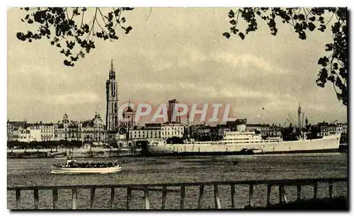 Cartes postales Anvers La rade Bateau