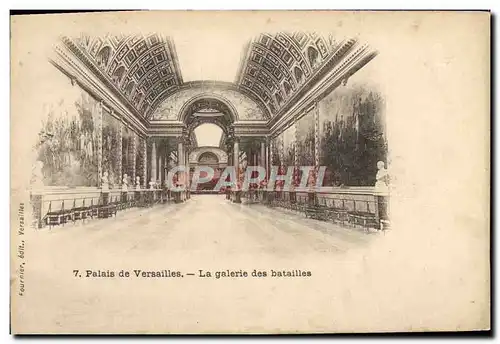 Cartes postales Palais de Versailles La Galerie des Batailles