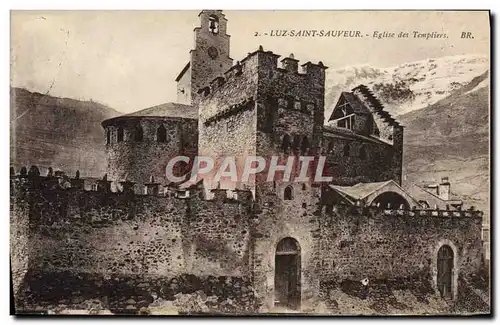 Cartes postales Luz Saint Sauveur Eglise Des Templiers