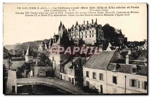 Cartes postales Loches Le Chateau Royal