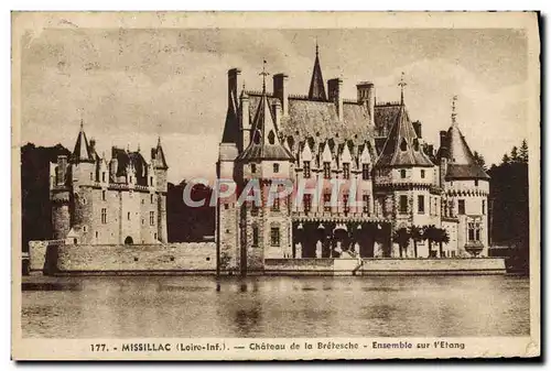 Cartes postales Missillac Chateau de la Bretesche Ensemble sur l&#39etang