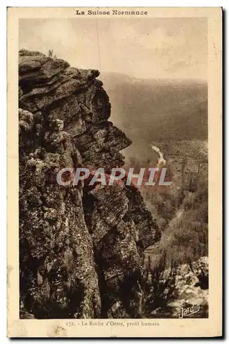 Cartes postales La roche d&#39Oetre profil humain