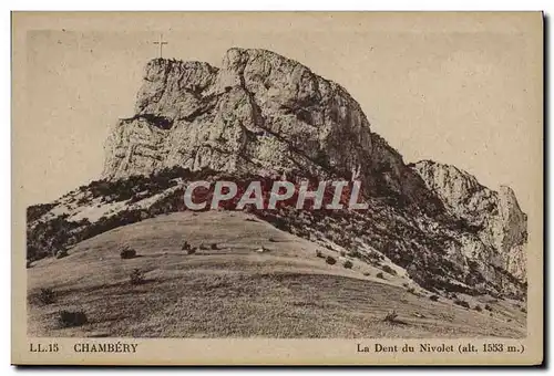 Cartes postales Chambery La Dent du Nivolet