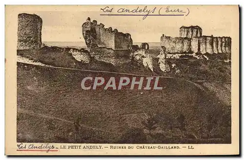 Ansichtskarte AK Le Petit Andely Ruines Du Chateau Gaillard