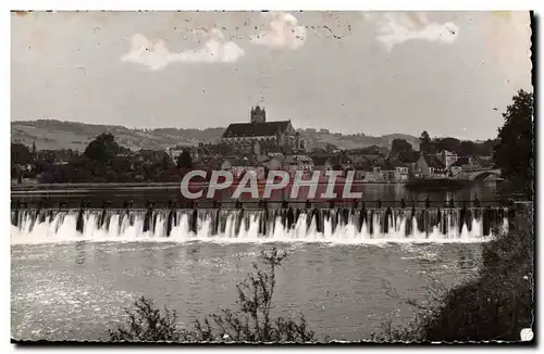 Cartes postales moderne Villeneuve sur Yonne Les bords de Yonne le barrage