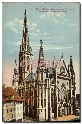 Cartes postales Mulhouse Eglise Protestante St Etienne