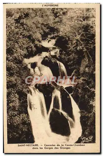 Ansichtskarte AK Saint Nectaire Cascades de la Couze Chambon dans les gorges des Granges