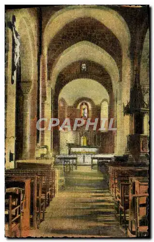 Ansichtskarte AK Cunlhat Interieur de l&#39eglise