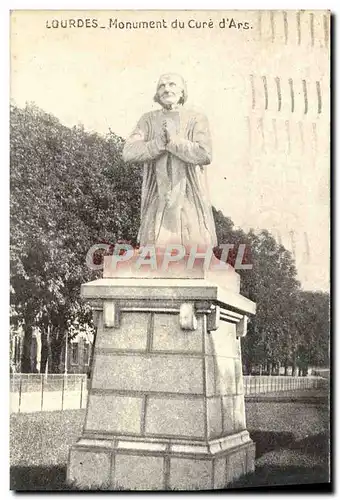 Cartes postales Lourdes Monument du Cure d&#39Arts