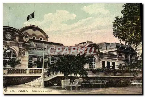 Cartes postales Vichy Terrasse du Casino