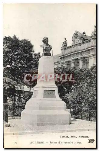 Cartes postales Auxerre Statue d'Alexandre Marie