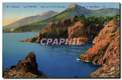 Cartes postales Le Trayas Vue Sur Le Pic D'Aurele et le Cap Roux