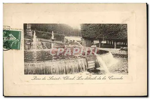 Cartes postales Parc De Saint Cloud Les Details De La Cascade Grenouille