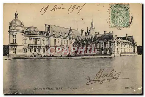 Ansichtskarte AK Chateau De Chantilly Cote Ouest