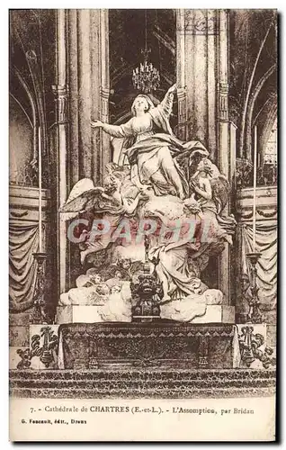 Cartes postales Cathedrale De Chartres L&#39Assomption Par Bridan