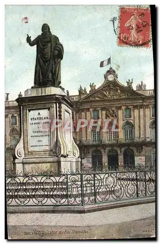 Cartes postales Nancy Statue Du Roi Stanistas