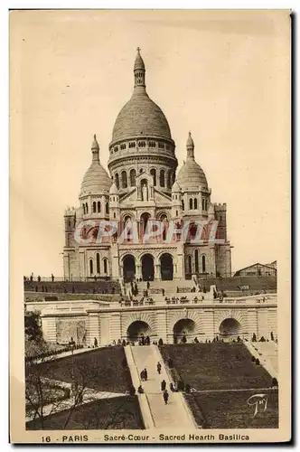 Cartes postales Paris Sacre Coeur Montmartre