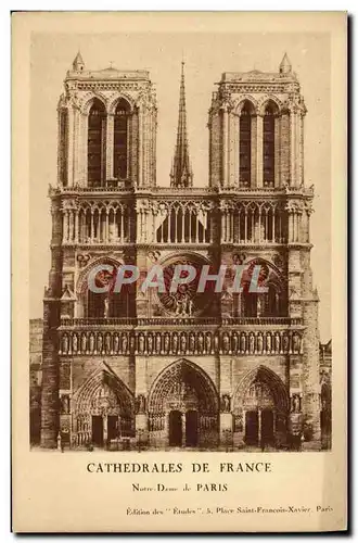 Cartes postales Paris Notre Dame