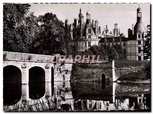 Cartes postales moderne Chateau De Chambord Le pont de Cosson et le chateau