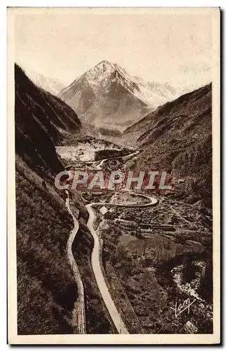 Cartes postales Route De Pierrefitte a Cauterets Le colimacon