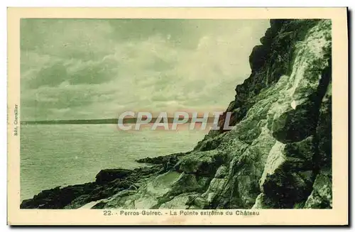 Cartes postales Perros Guirec La Pointe Extreme Du Chateau