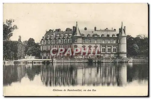 Ansichtskarte AK Chateau De Rambouillet Vu Des Iles