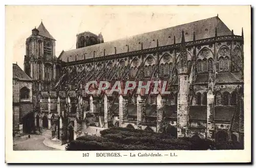 Cartes postales Bourges La Cathedrale