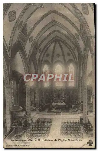 Cartes postales Rochefort Sur Mer Interieur De I'Eglise Notre Dame
