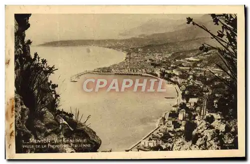 Cartes postales Menton Vue Generale