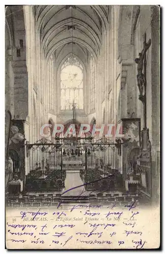 Cartes postales Beauvais L&#39Eglise Saint Etienne