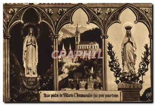 Cartes postales Lourdes Immaculee