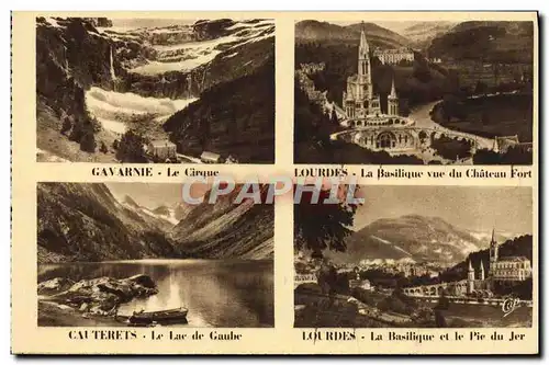 Cartes postales Lourdes Gavarnie Cauterets