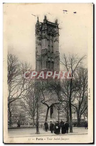 Cartes postales Paris Tour Saint Jacques