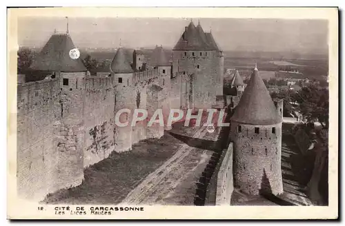 Cartes postales Cite De Carcassonne Les lices hautes