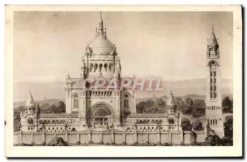 Cartes postales La Basilique De Lisieux Vue generale du projet