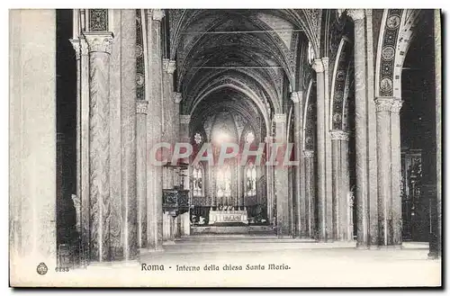Ansichtskarte AK Roma Interno Della Chiesa Santa Maria