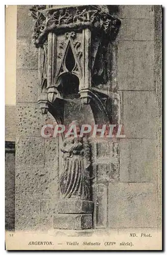 Cartes postales Argenton Vieille Statuette