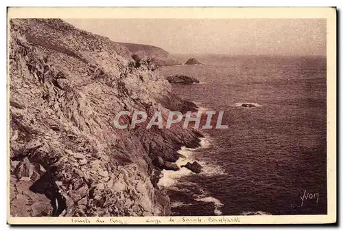 Ansichtskarte AK Pointe Du Raz Loge De Sarah Bersharot