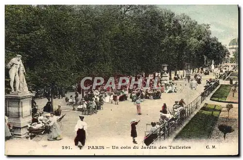 Ansichtskarte AK Paris Un Coin du Jardin Des Tuileries