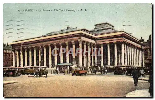 Cartes postales Paris La Bourse