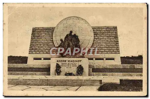 Cartes postales Andre Maginot Militaria