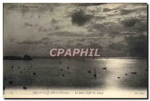 Cartes postales Cancale La Rade Effet de kune