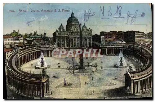 Cartes postales Roma Vedula Generale di S Pietro