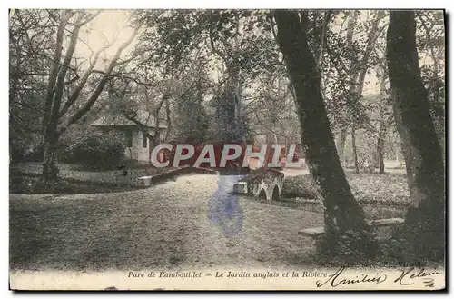 Cartes postales Parc De Rambouillet Le Jardin Anglais Et La Riviere