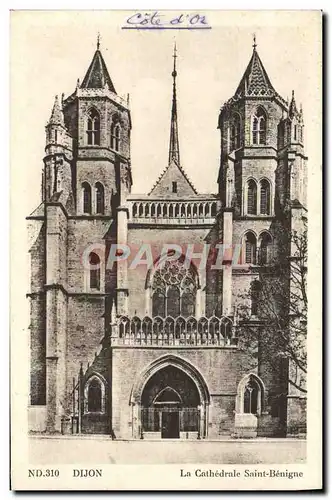 Cartes postales Dijon La Cathedrale Saint Benigne