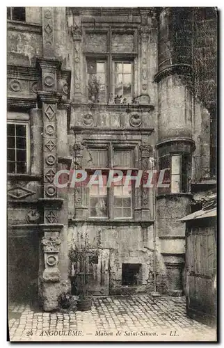 Cartes postales Angouleme Maison De Saint Simon